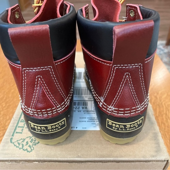 L.L. Bean Red and Black Winter Boots - Picture 4 of 5